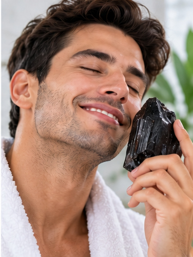 Personas que disfrutan productos con minerales y turmalina